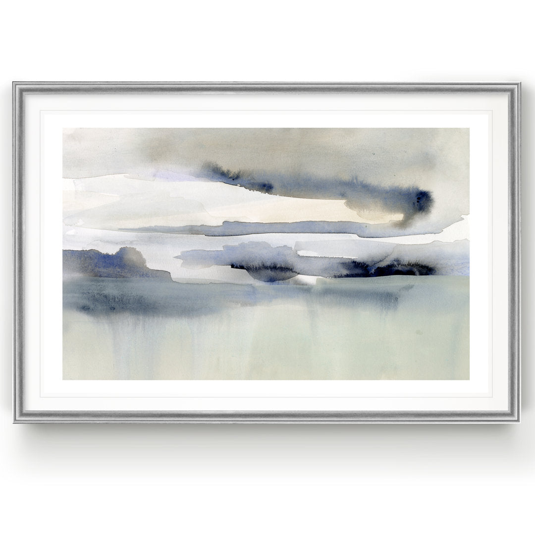 Passing Through II - Painting Mercury Row® Size: 22.5" H x 30.5" W x 1.5" D Format: Silver Framed