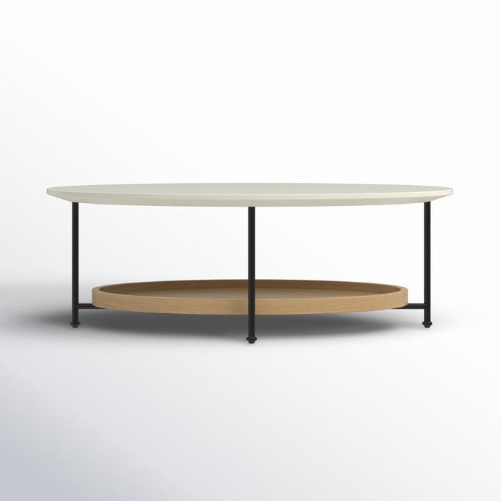 Beaumont 4 Legs Coffee Table with Storage Wade Logan®