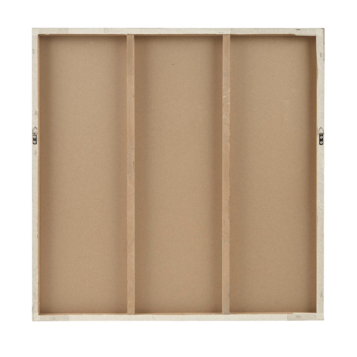 Sunburst Hand Painted Dimensional Resin Wall Art Madison Park Signature Color: White