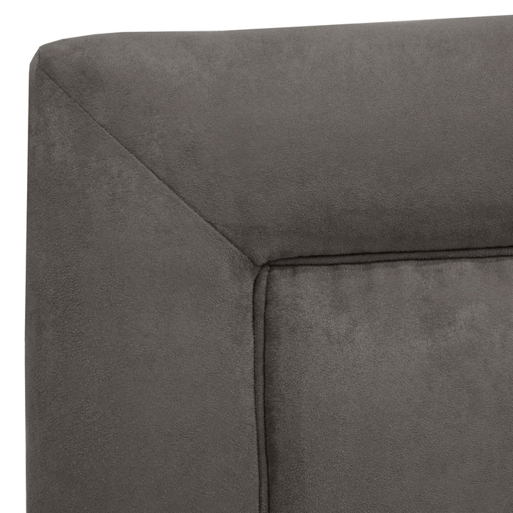 Rowberrow Upholstered Panel Headboard Mercury Row® Size: Full Upholstery: Hot Pink Performance Microsuede