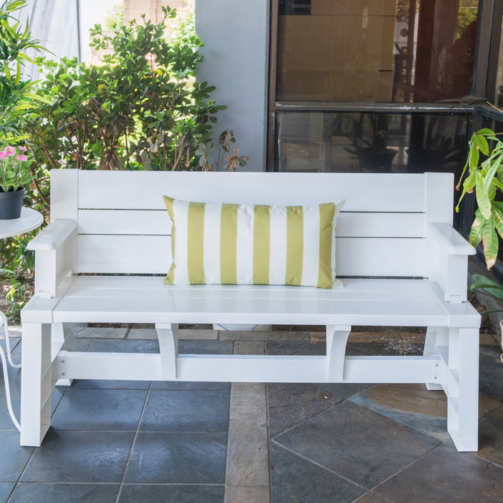 Josephine Outdoor Rectangular Pillow Cover & Insert (Set of 2) Homey Cozy Color: Lime