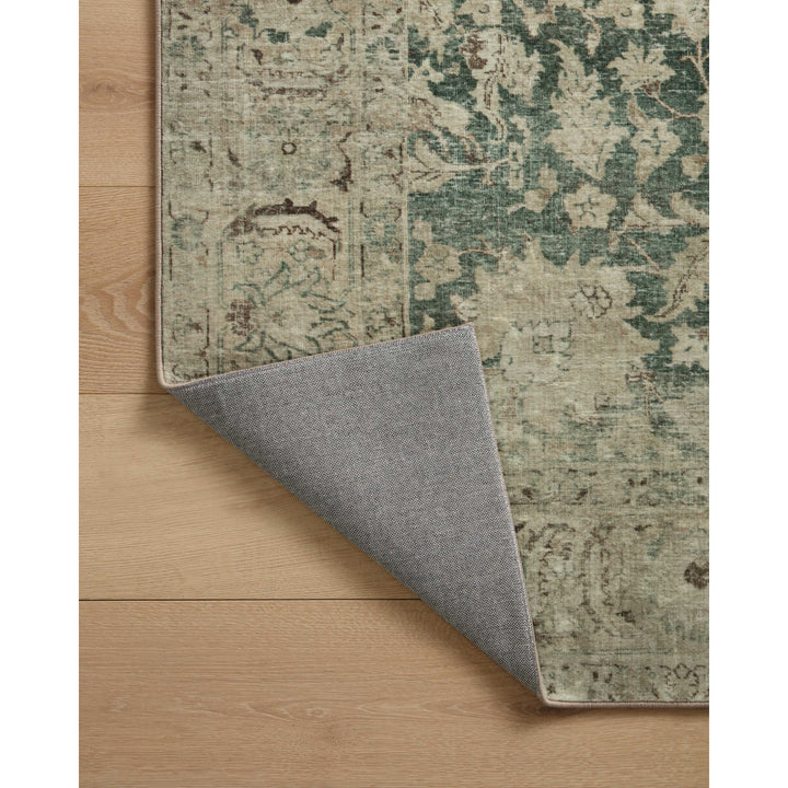 Magnolia Home By Joanna Gaines X Loloi Sinclair Machine Washable Jade / Sand Area Rug Magnolia Home by Joanna Gaines x Loloi Rug Size: Rectangle 5' x 7'