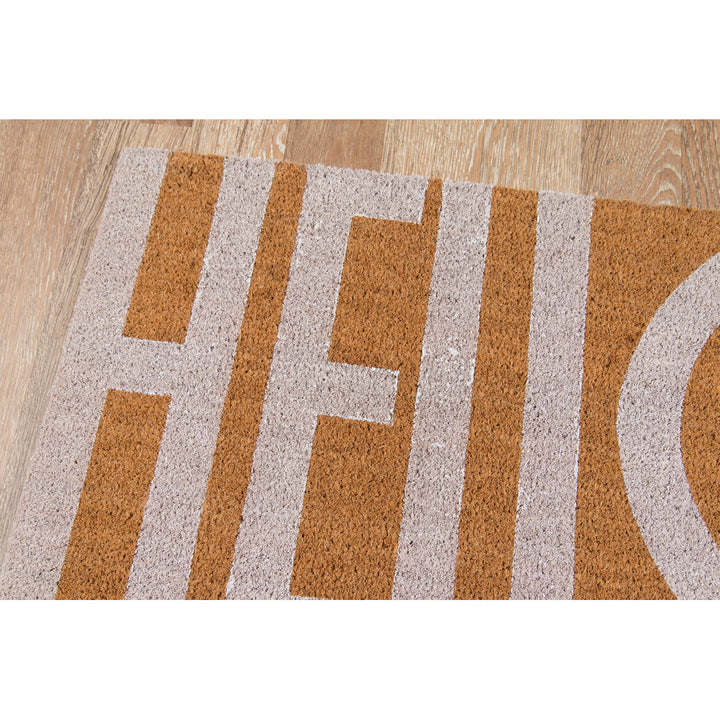 Aloha Hello 30" x 18" Non-Slip Indoor / Outdoor Door Mat Novogratz