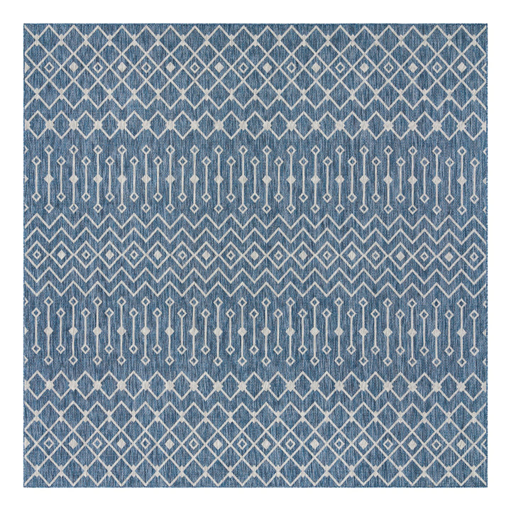 Innsbrook Southwestern Power Loom Teal Indoor/Outdoor Area Rug Laurel Foundry Modern Farmhouse® Rug Size: Square 12'