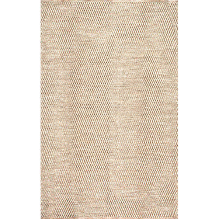 Parnell Farmhouse Eco-friendly Handmade Soft Cotton Tan Rug Union Rustic Rug Size: Rectangle 6' x 9'