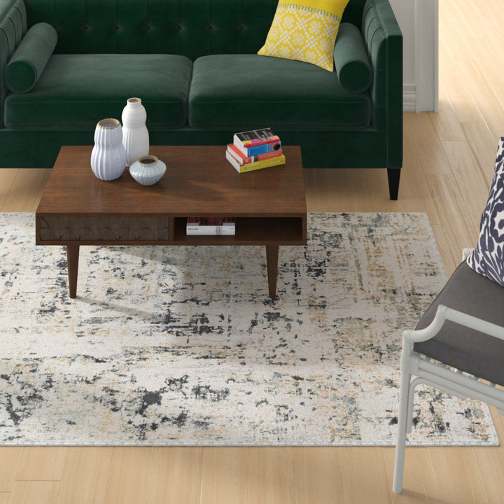 Maddux Power Loom Charcoal Rug Trent Austin Design® Rug Size: Rectangle 9'3" x 12'3"