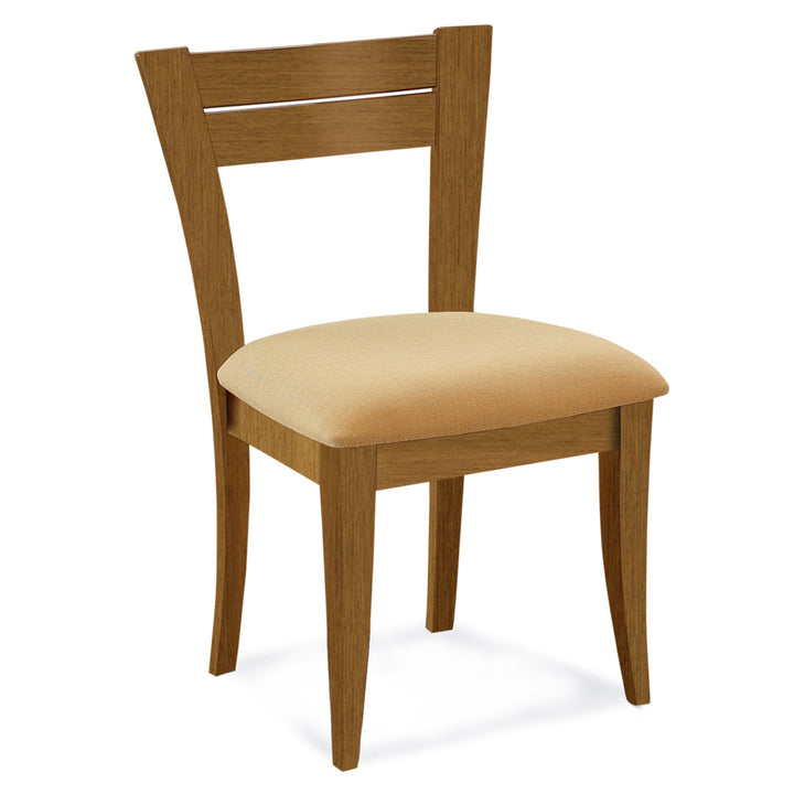 Claverley Ladder Back Side Chair Red Barrel Studio® Frame Color: Flax, Upholstery Color: Spectra