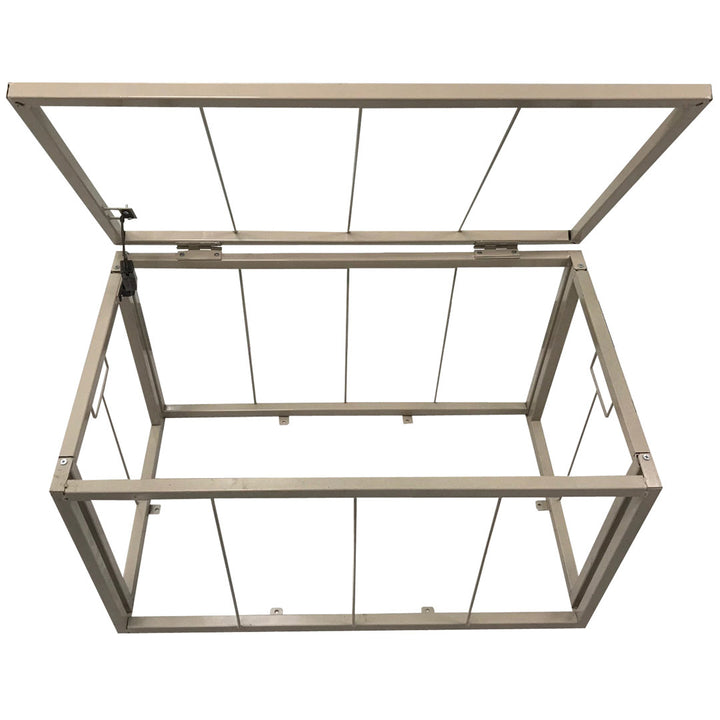 Ved Heavy-duty Water Hyacinth Wicker Storage Trunk with Metal Frame Highland Dunes Color: Light Brown Wash