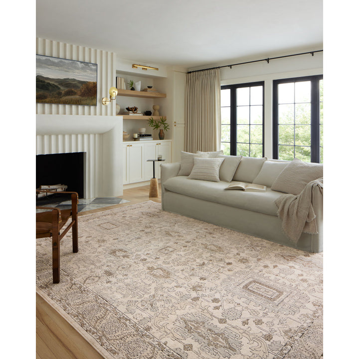 Sagefield Oriental Ivory/Sand Area Rug Charlton Home® Rug Size: Rectangle 11'6" x 15'