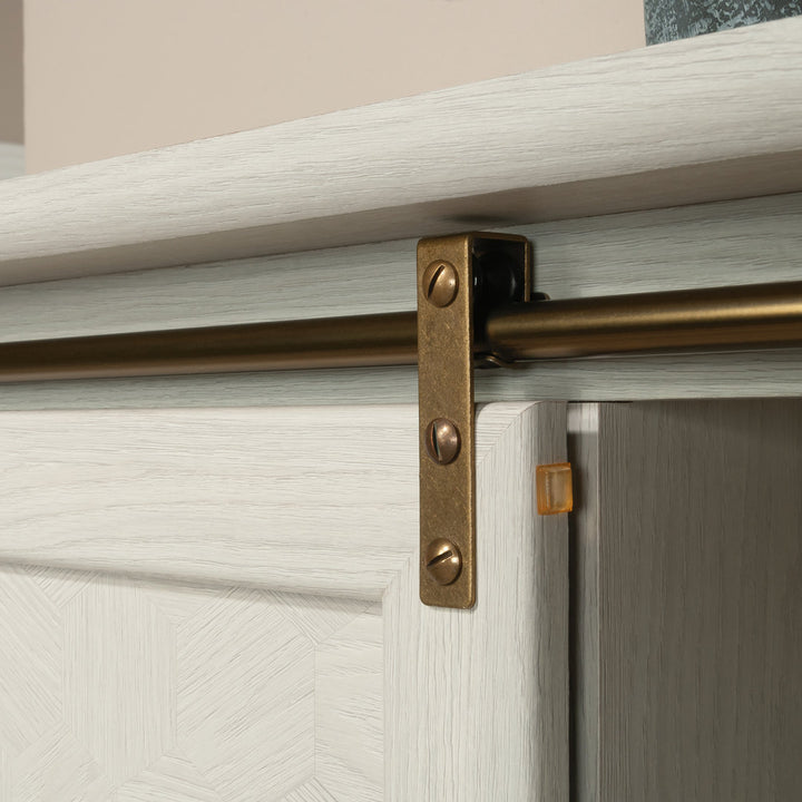 Larrera Storage Armoire Union Rustic Color: Glacier Oak