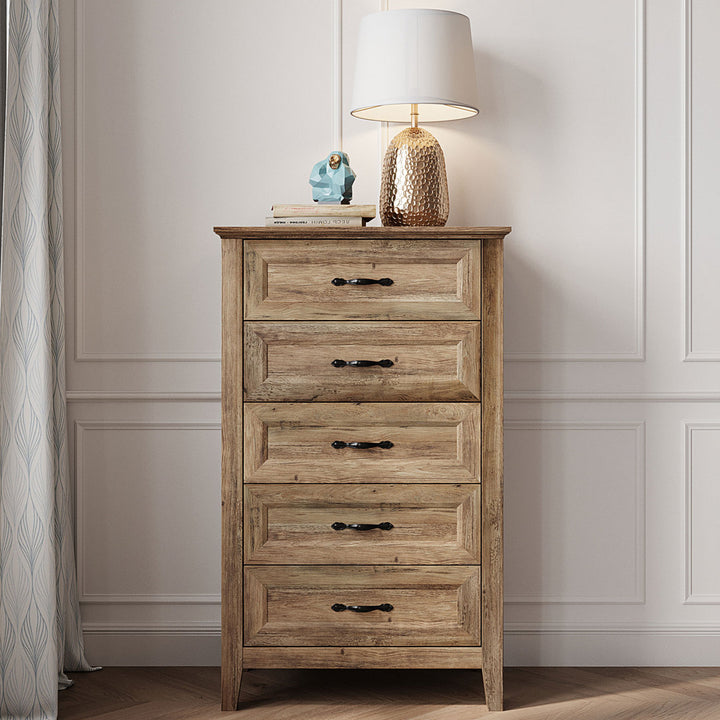 Humphrey 5 Drawer 27.5" W Chest Laurel Foundry Modern Farmhouse® Color: Natural