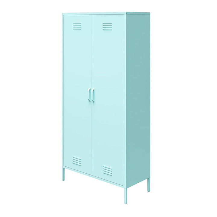 Cache 2 Door Tall Metal Locker Style Storage Cabinet Novogratz Finish: Mint