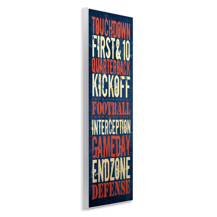 Cambra Touchdown Football Football Textual Art Wall Plaque Viv + Rae™