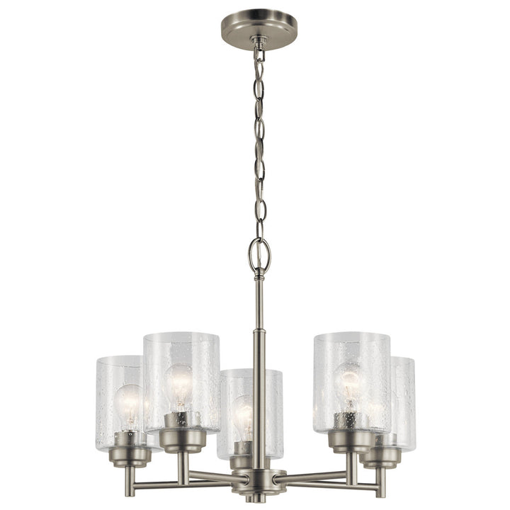 Winslow 5 - Light Shaded Traditional Chandelier Kichler Lighting Finish: Brushed Nickel
