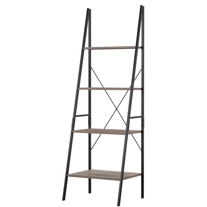 ClosetMaid Industrial 4-Tier Ladder Bookcase ClosetMaid Color: Weathered Gray