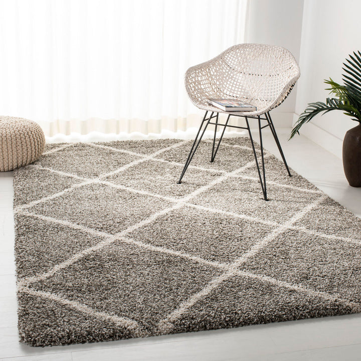 Darrol Performance Geometric Rug House of Hampton® Rug Size: Rectangle 6' x 9' Pile Height: Ultra Plush 2"