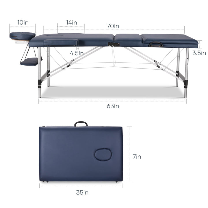 Massage Table Portable Massage Bed Lash Spa Tattoo Bed MaxKare