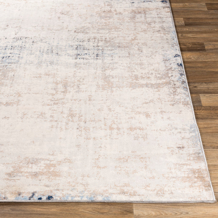 Jemison Abstract Blue/Ivory Area Rug Trent Austin Design® Rug Size: Round 6'7"