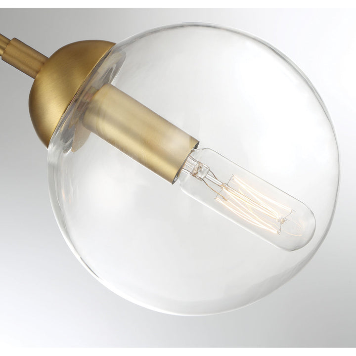 Moonrise 3 - Light Unique Globe Chandelier AllModern Finish: Natural Brass