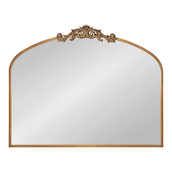 Anglo Arendahl Traditional Accent Mirror Fleur De Lis Living Size: 28.5" x 36" Finish: Gold