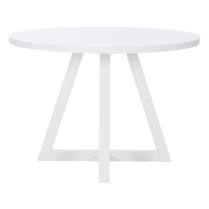 Ariarna 44" Round Solid Wood Pedestal Dining Table Lark Manor™