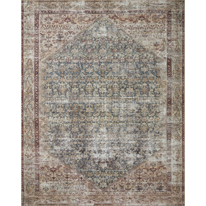 Amber Lewis x Loloi Georgie Teal / Antique Area Rug Amber Lewis x Loloi Rug Size: Square 1'6"