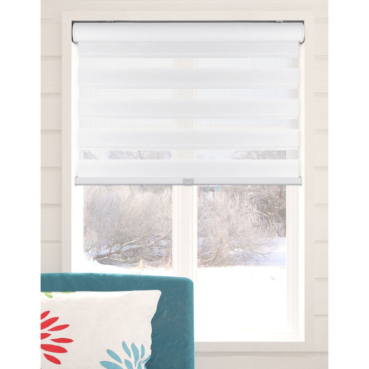 Semi-Sheer Roller Shade Arlo Blinds Color/Finish: Cream Length & Width: 34"W x 60"L