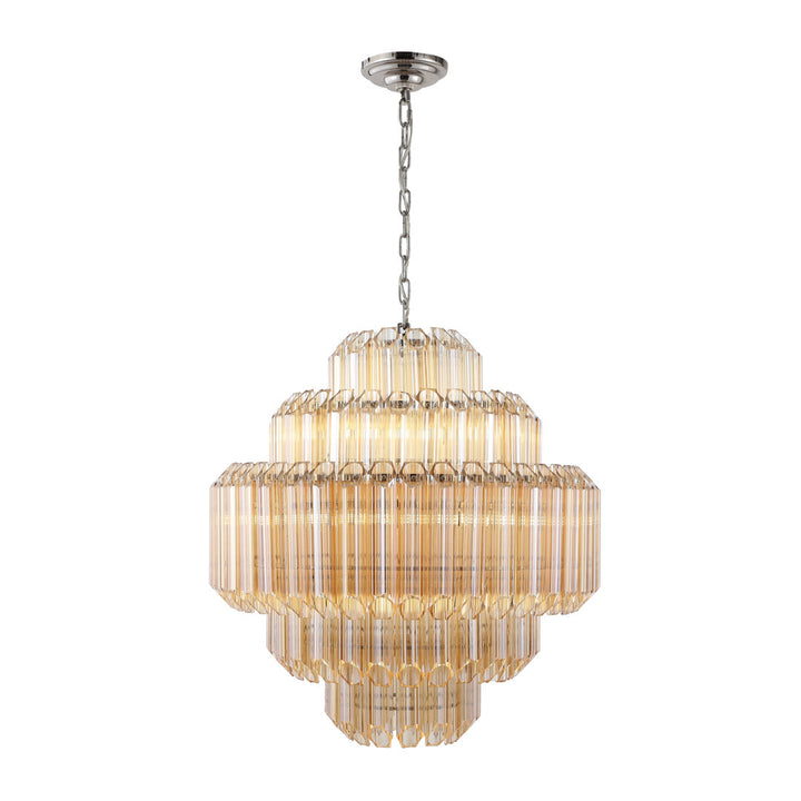 Adaline 9 - Light Crystal Tiered Chandelier Safavieh Couture