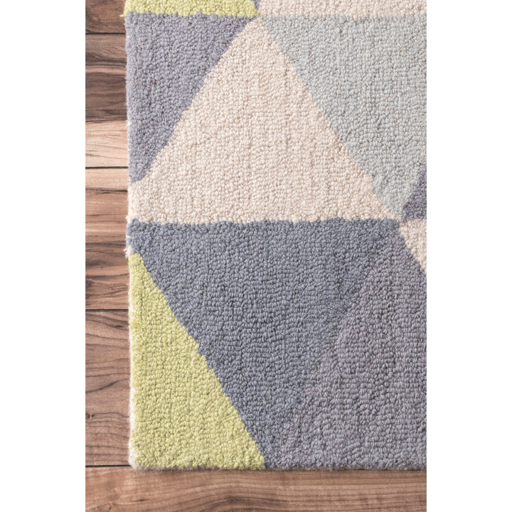 Seleucia Hand-Hooked Gray/Blue Area Rug Brayden Studio® Rug Size: Runner 2'6" x 8'