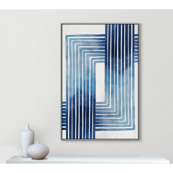 In Unison by Eva Watts - Painting Print Joss & Main Size: 61.5" H x 41.5" W x 2" D Format: Silver Framed Canvas