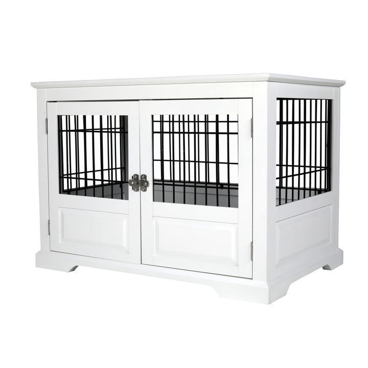 Farrish Fairview Triple Door Pet Crate Tucker Murphy Pet™ Color: White
