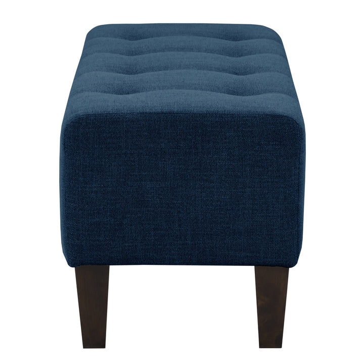 Brode Upholstered Bench House of Hampton® Upholstery: Navy Blue