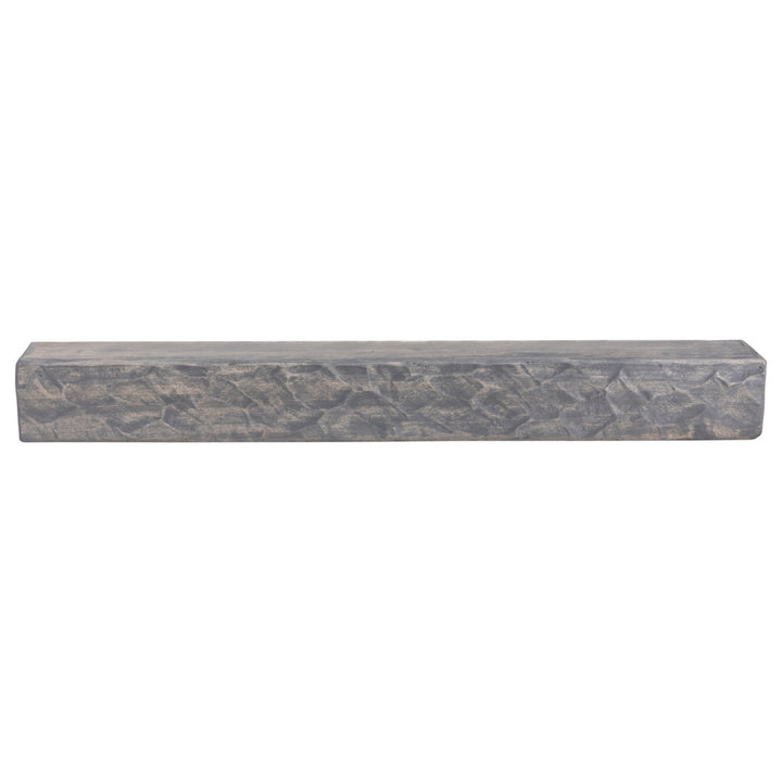 Rough Hewn Fireplace Shelf Mantel Dogberry Collections Depth: 6.25", Shelf Length: 48", Finish: Ash Gray