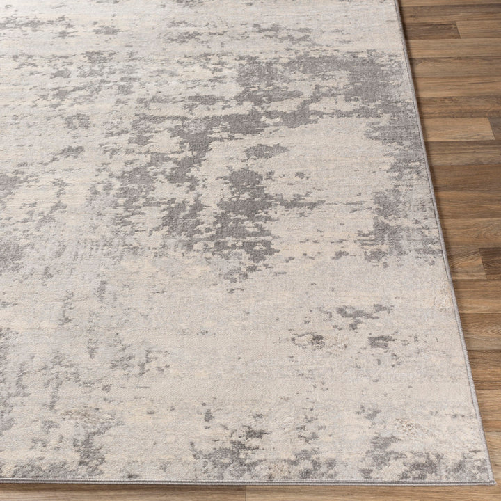 Griffiths Abstract Gray/Cream Area Rug Trent Austin Design® Rug Size: Round 5'3"