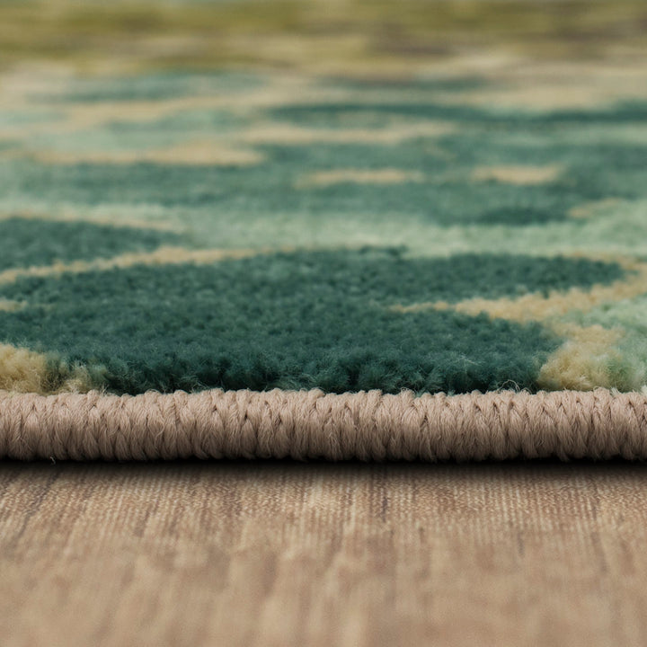 SantaCruz Blue/Green Traditional Floral Area Rug Andover Mills™ Rug Size: Rectangle 5' x 8'