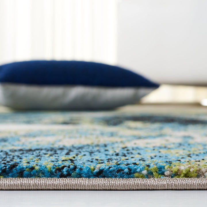 Dowlen Performance Abstract Rug 17 Stories Rug Size: Rectangle 6'7" x 9'