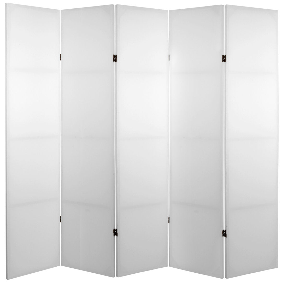 6 Ft. Tall Nayomi Blank Canvas DIY Room Divider Latitude Run® Number of Panels: 5