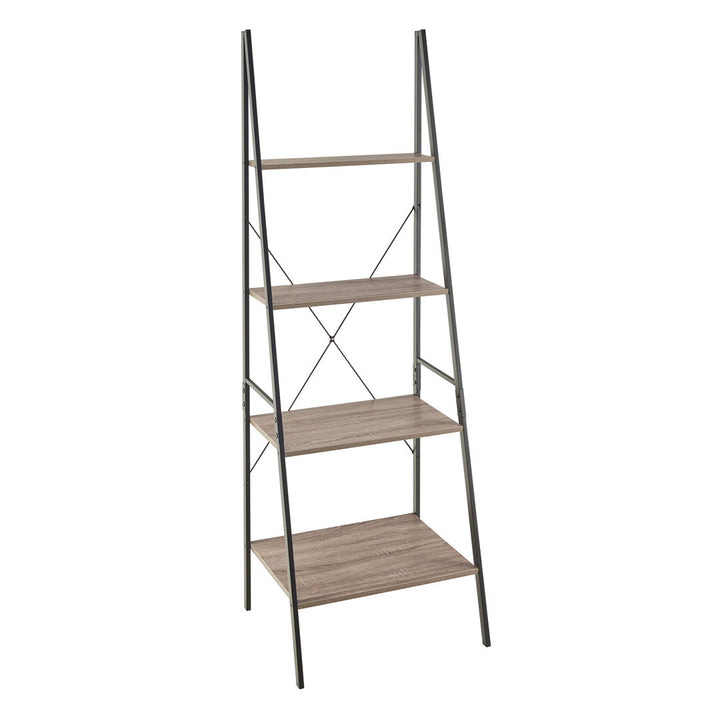 ClosetMaid Industrial 4-Tier Ladder Bookcase ClosetMaid Color: Weathered Gray