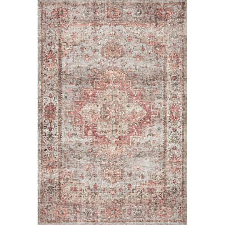 Jujhar Oriental Dove/Spice Area Rug Bungalow Rose Rug Size: Rectangle 2'3" x 3'9"