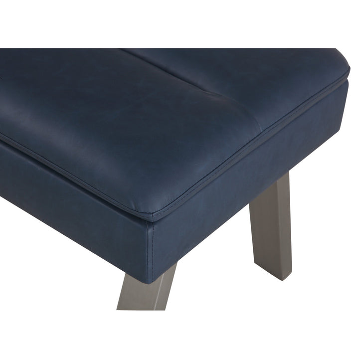 Melgoza Tufted Bench w/ Underseat Storage & Steel Legs Wade Logan®