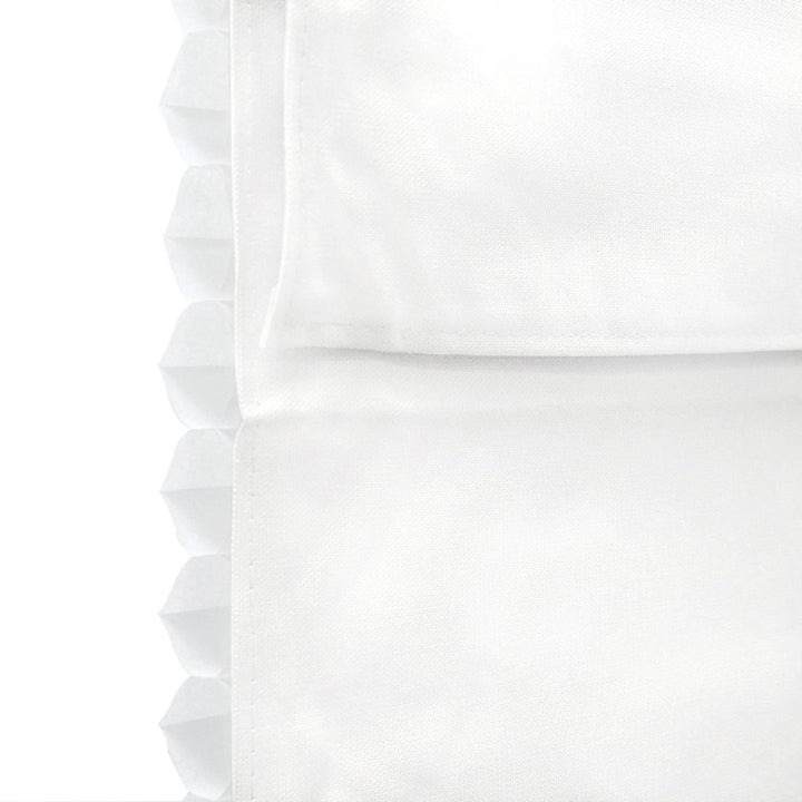 Cordless Blackout 100% Cotton Roman Shade with Cellular Shade Backing Symple Stuff Size: 57"W x 72"L Finish: White
