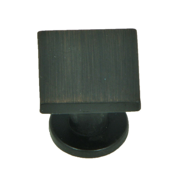 Square Knob Stone Mill Hardware Finish: Oil Rubbed Bronze
