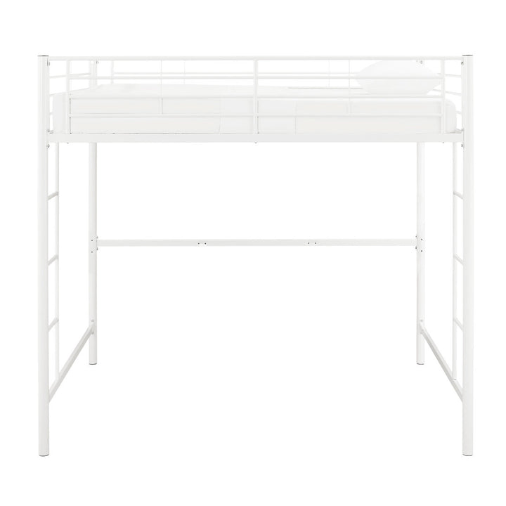 Elita Full Metal Loft Bed by Viv + Rae™ Isabelle & Max™ Bed Frame Color: White