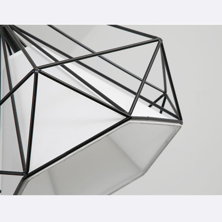 1 - Light Caged Geometric Pendant 17 Stories