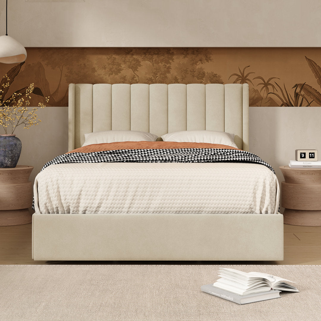 Jeilyn Upholstered Platform Drawer Storage Bed Latitude Run