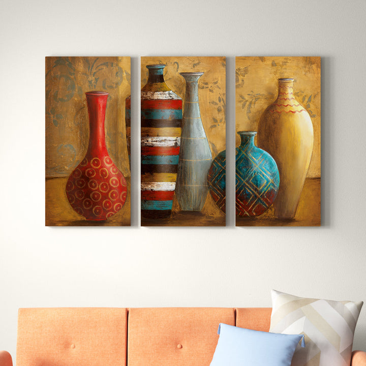 Vessels of Tabuk - Multi-Piece Image on Canvas Langley Street® Overall Size: 40" H x 60" W x 1.5" D