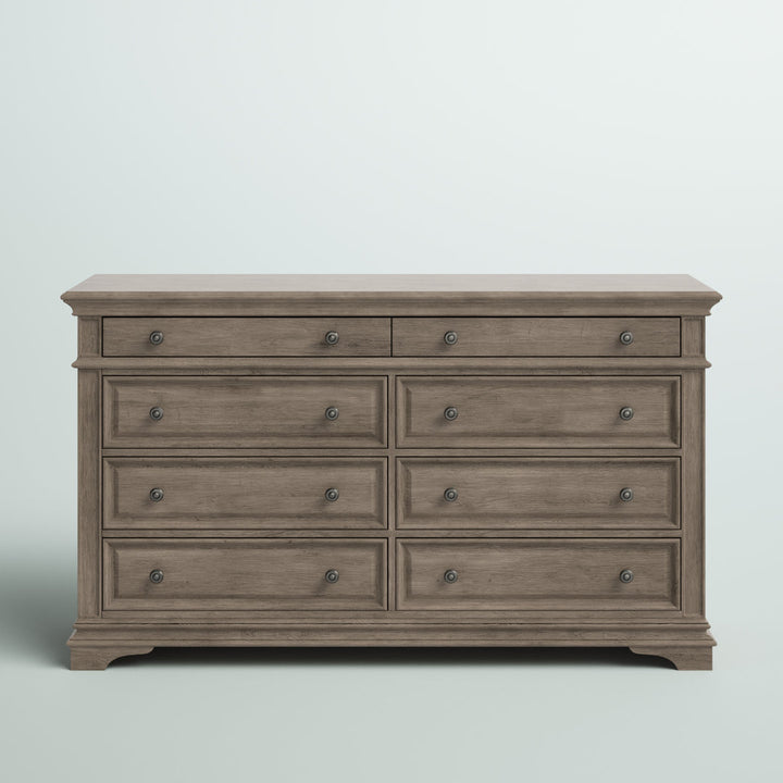 Boyer 8 Drawer 66'' W Double Dresser Laurel Foundry Modern Farmhouse® Color: Driftwood