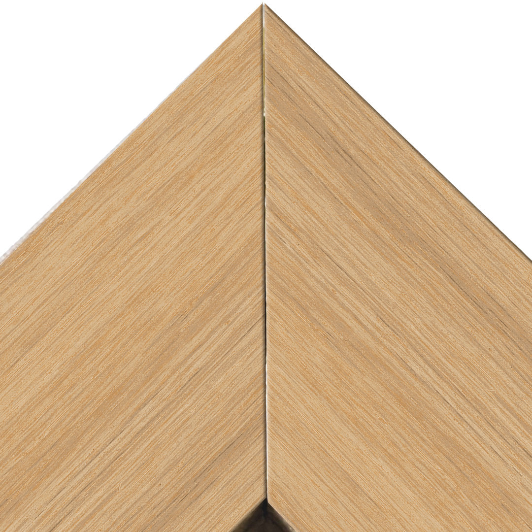"Cat 9" by Liz Chaderton Playful Cat Canvas Wall Art Latitude Run® Size: 36" H x 36" W x 2" D Format: White Oak Floater Frame