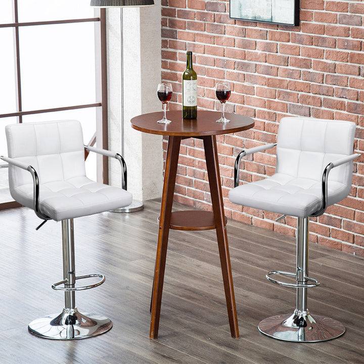 Leith Adjustable Height Swivel Bar Stool (Set of 2) Wade Logan®