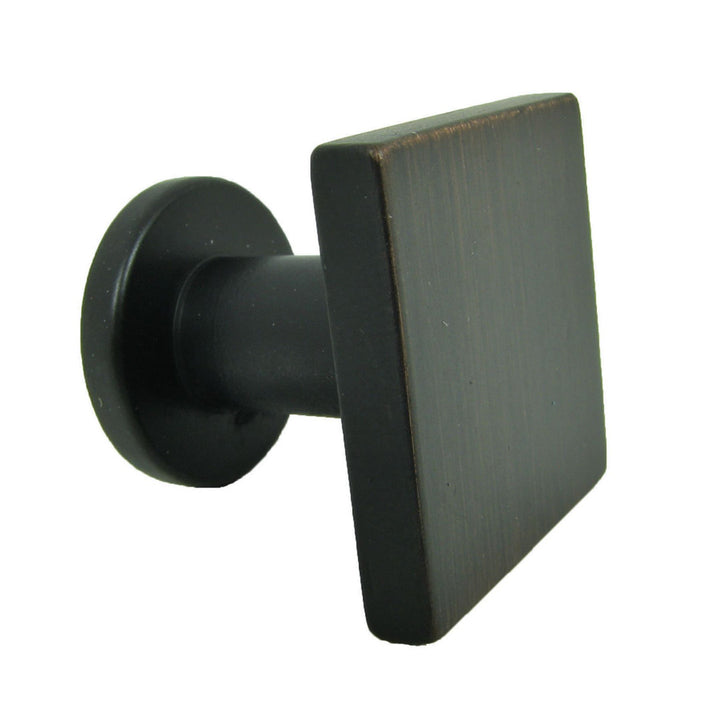Square Knob Stone Mill Hardware Finish: Oil Rubbed Bronze